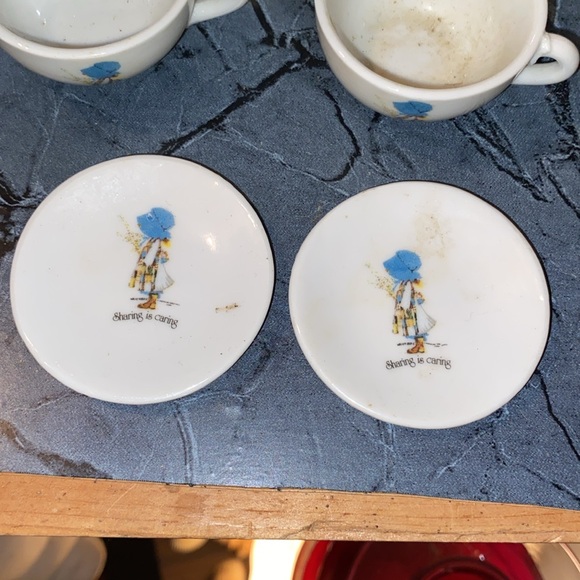 4 Made in Japan red stamped pieces of China - Picture 2 of 4